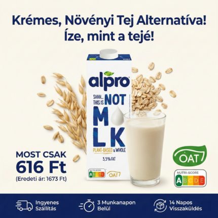 Növényi ital, dobozos, 1 L, 3,5 százalék , ALPRO This is Not M!lk, zab (KHTEJA35Z)